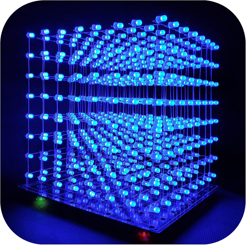 8x8x8 LED Cube Kit DIY Electronic Soldering Project Kit T8059