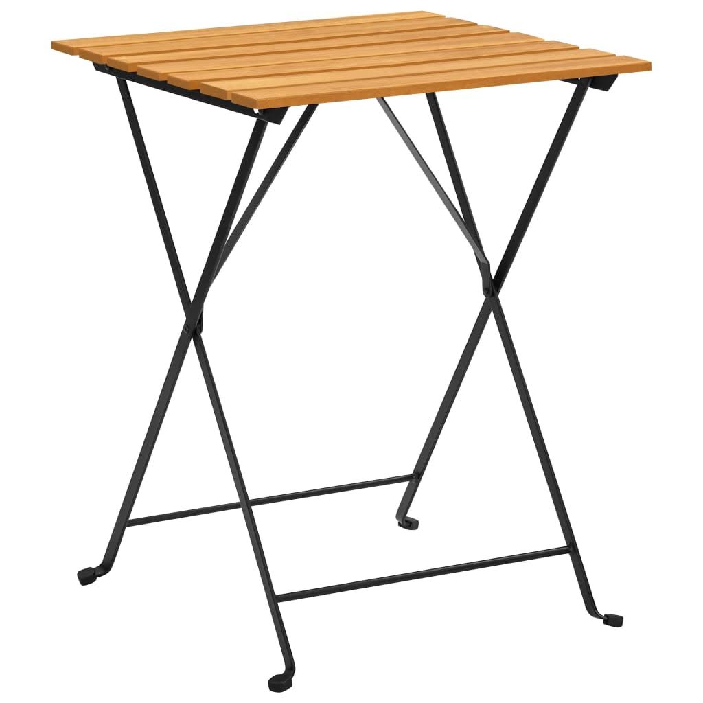 3 Piece Folding Bistro Set Solid Acacia Wood U8824