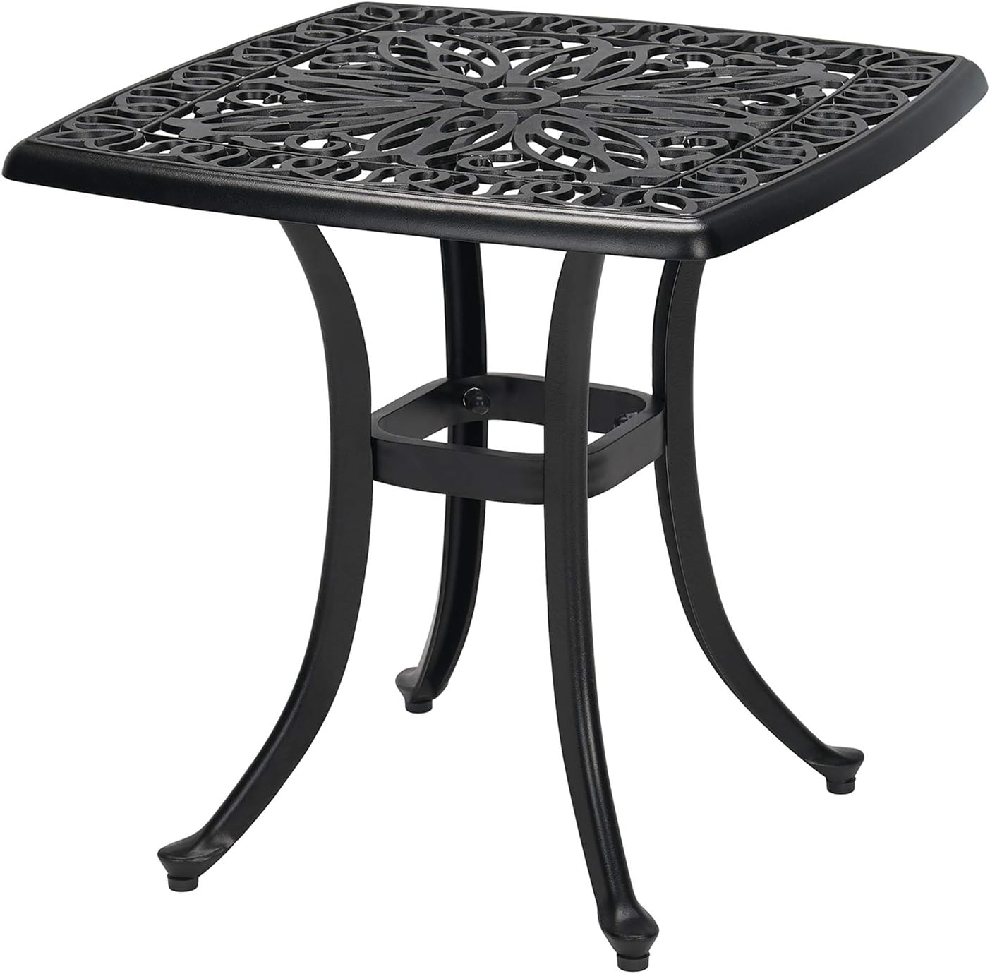 3-Piece Cast Aluminum Patio Bistro Set Black N994056