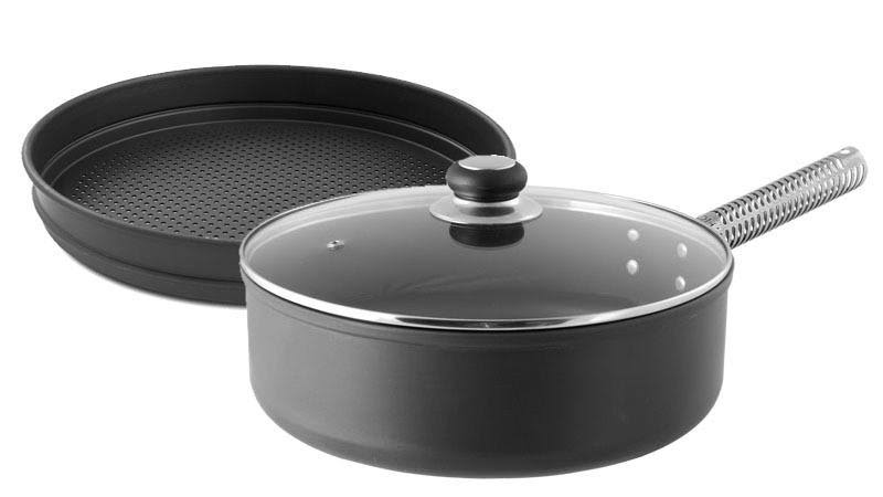 Hard Anodized 6 Quart Sauce Pan Set J38216