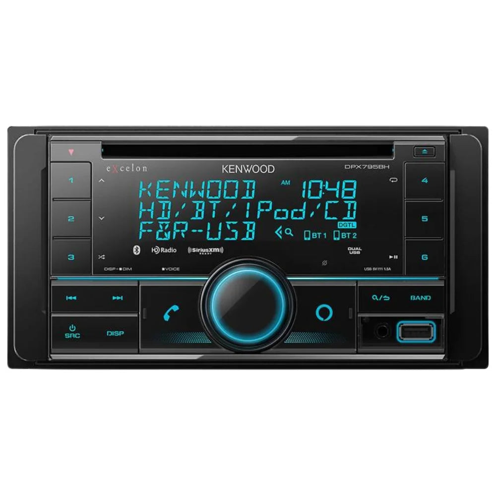 Dual Din CD Receiver with Bluetooth D467
