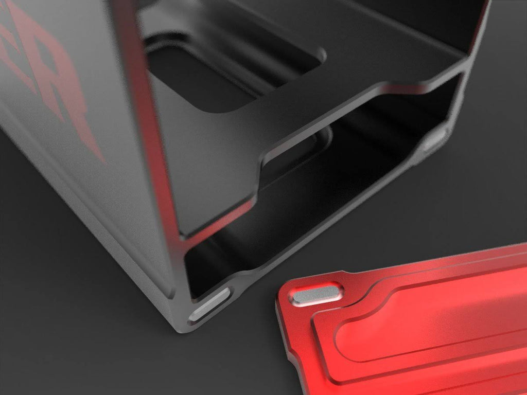 Red Satin Finish Magnetic Close Deck Box E352682