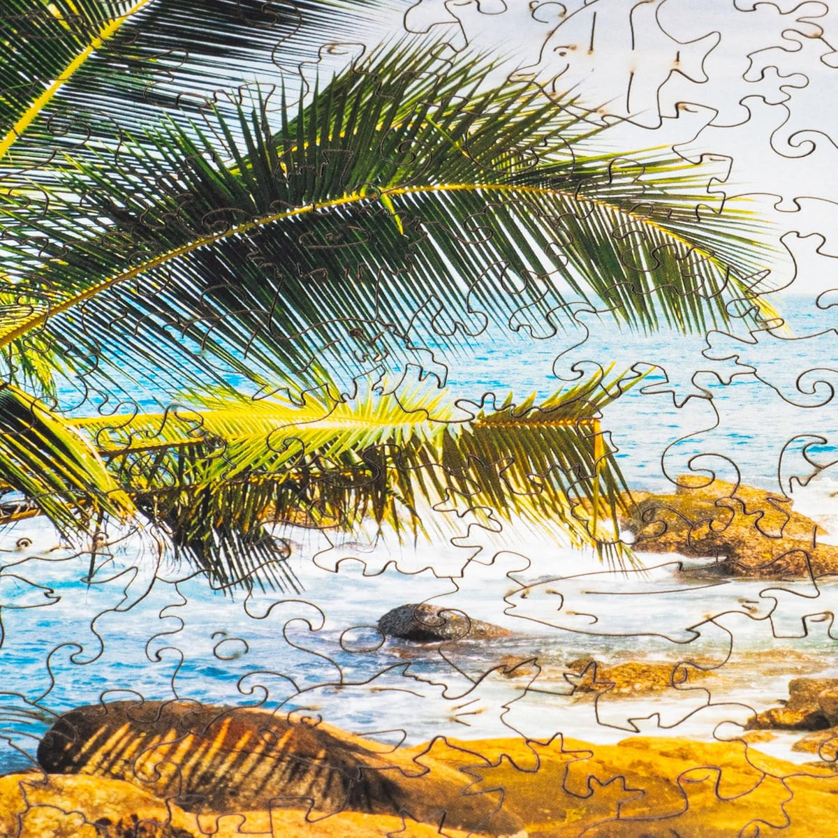 Wooden Puzzle Jigsaw, 125 pieces, 9 x 6.2 in C74496