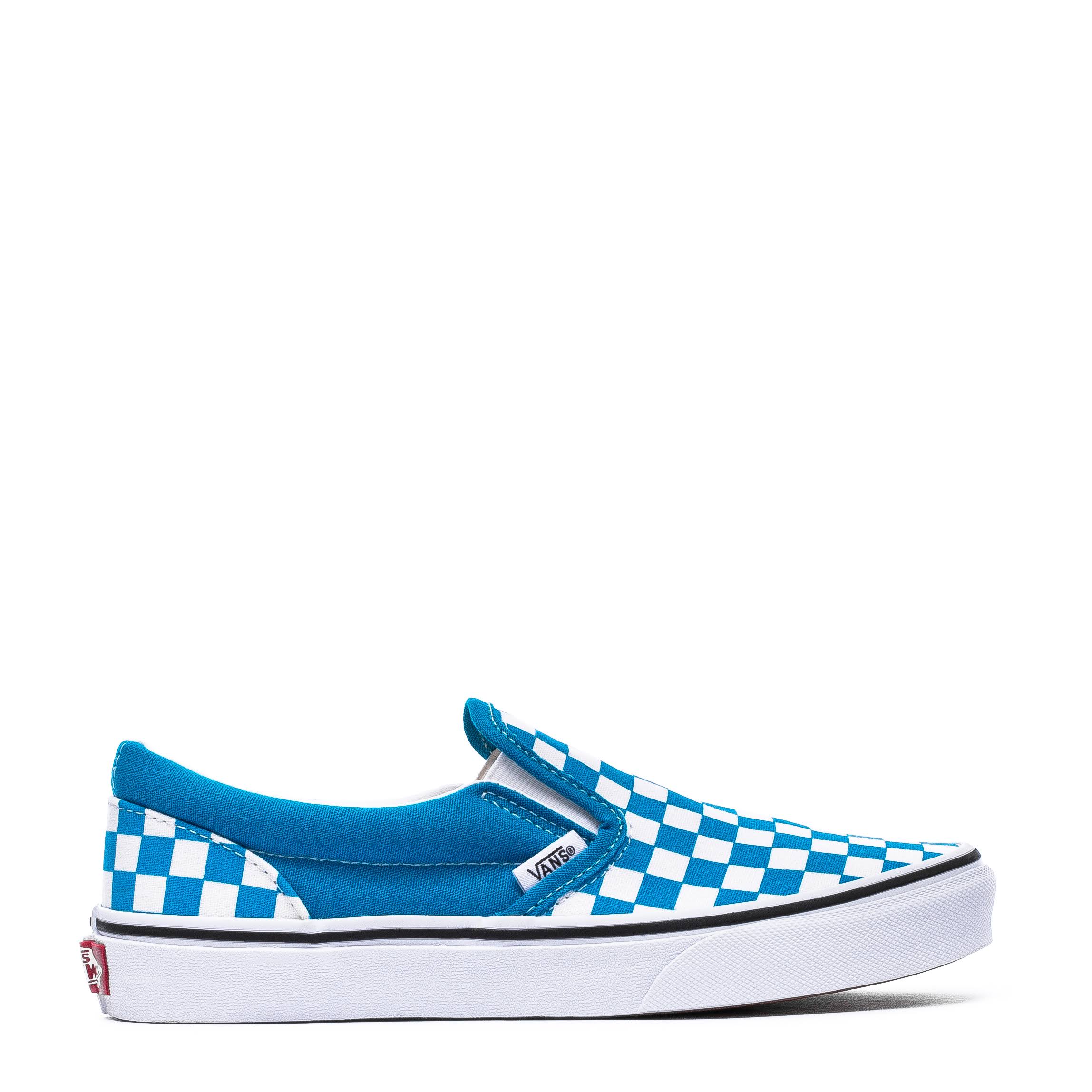 Checkerboard Slip-On V (Caribbean Sea/True White) U582876
