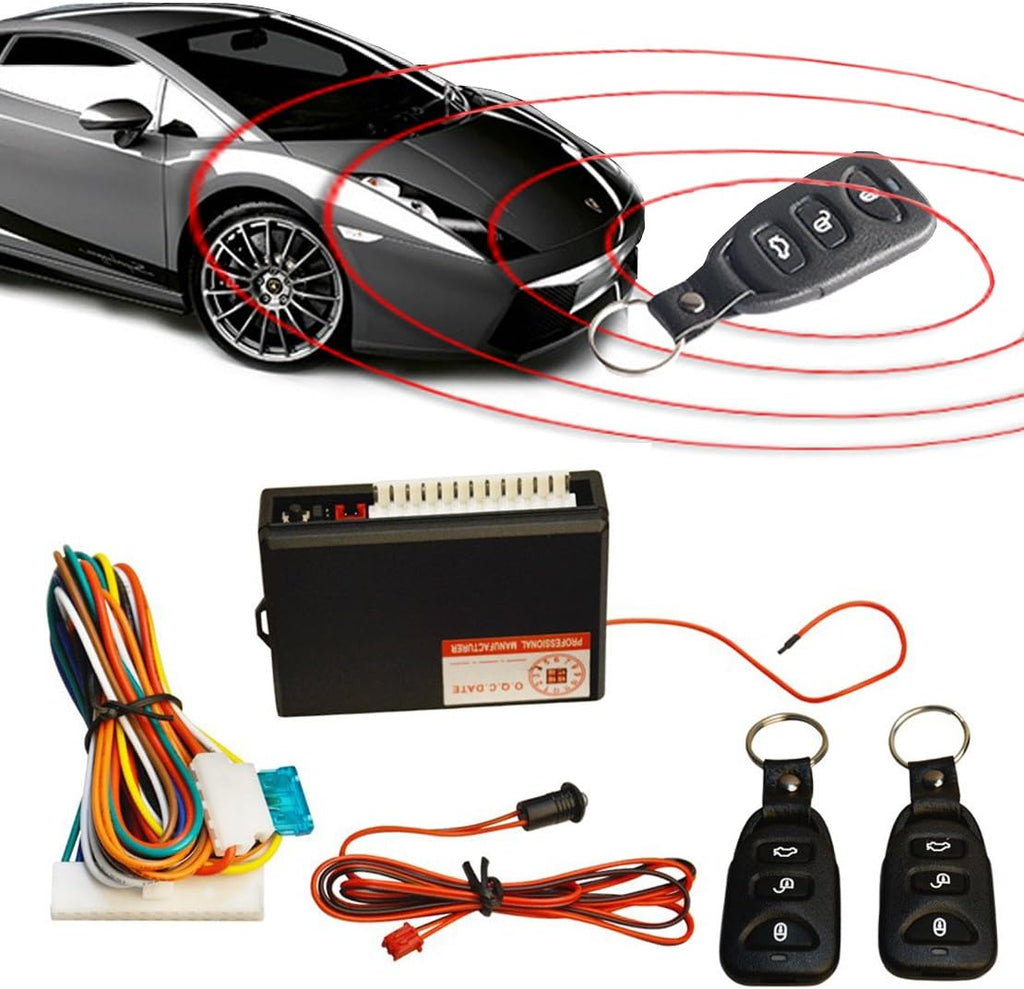 Universal Car Door Lock Keyless Entry System Remote Central Kit with Control Box G8919