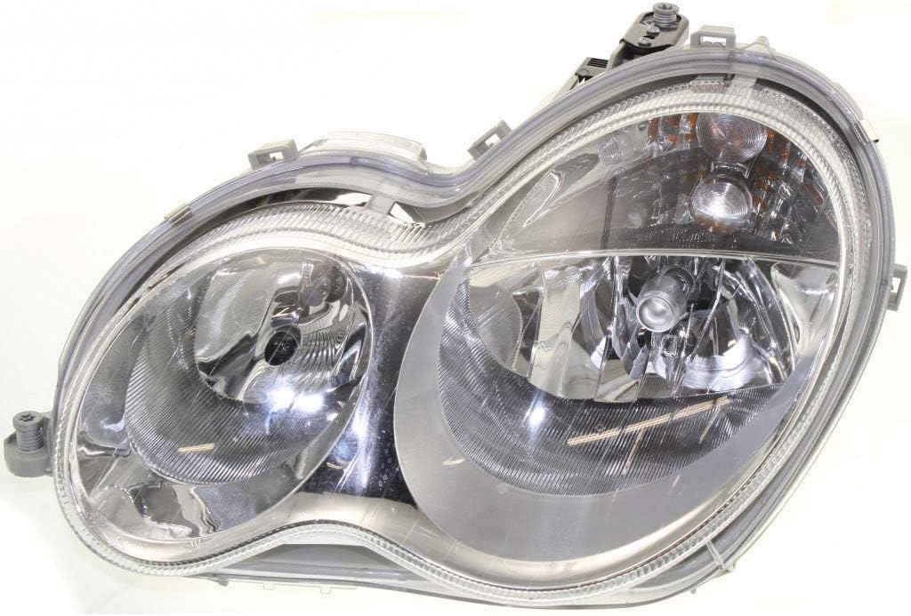 Mercedes-Benz C230 Headlight 2005-2007 Driver Side Halogen A667