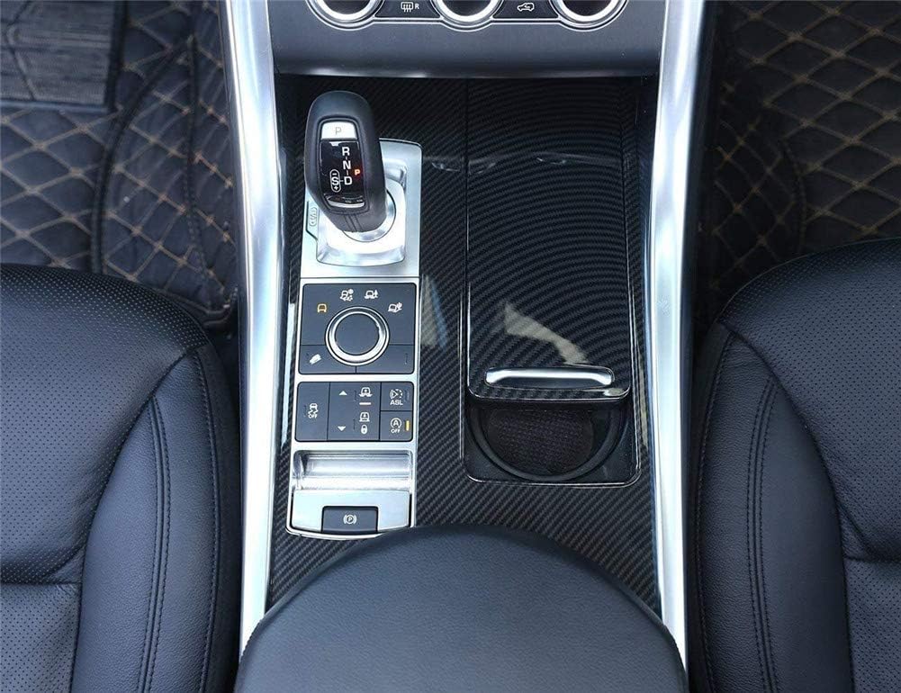 Carbon Fiber Style ABS Plastic Center Console Panel Cover Trim E2141