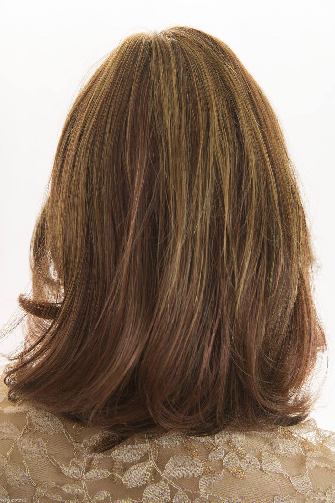 Medium Human Hair Lace Front Mono-filament Petite Wigs C50971