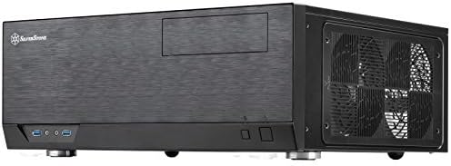 Black Aluminum HTPC Computer Case Q37173