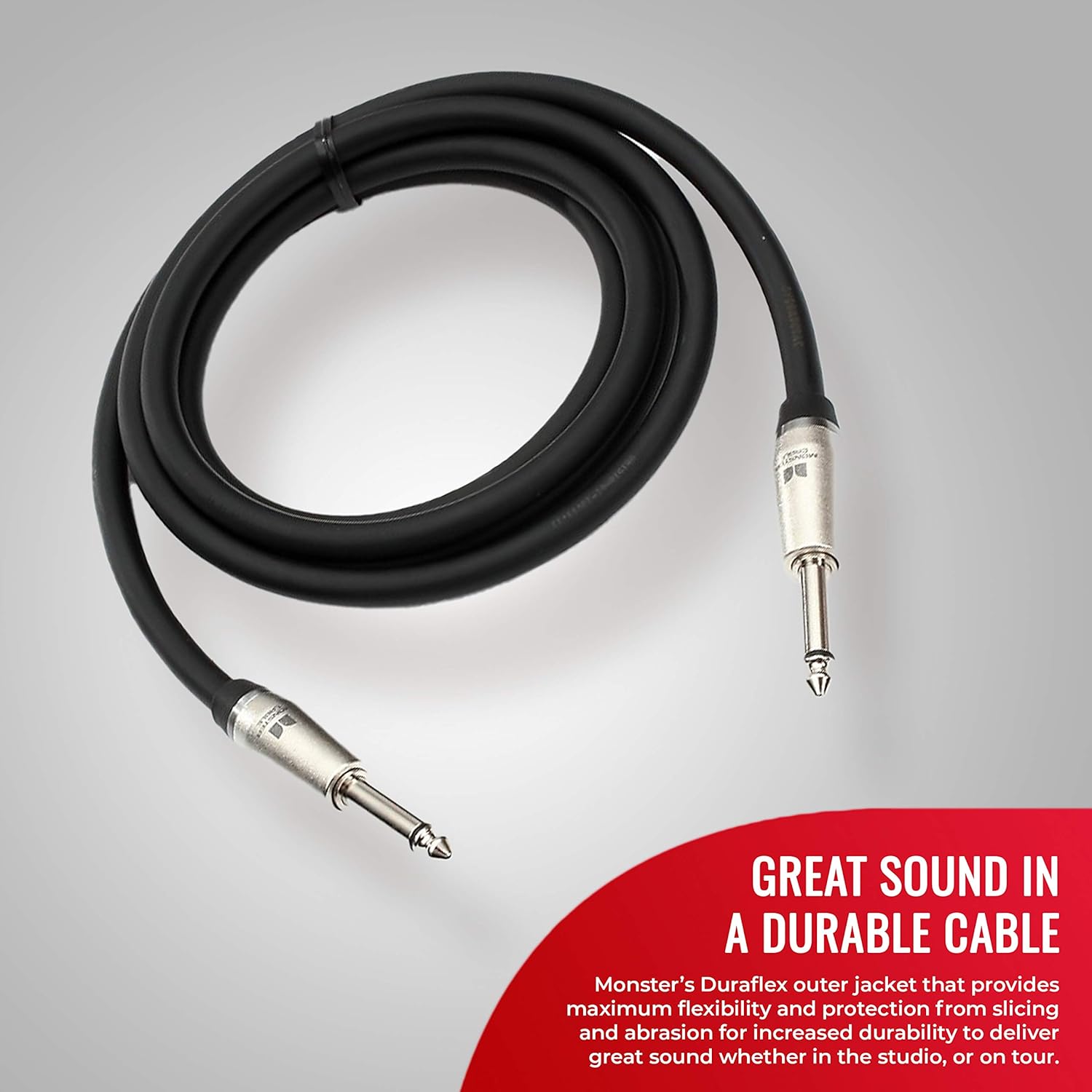 6 ft Straight 1/4 Speaker Cable Pack of 2 Z365568