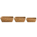 Rattan 3-Piece Basket Set, Brown X822