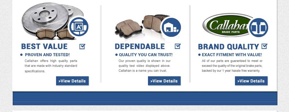 Premium OE 5 Lug Brake Disc Rotors + Ceramic Brake Pads + Clips T362675