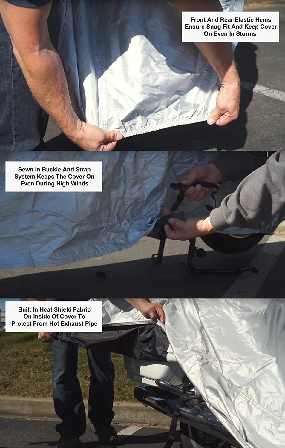 Trike Cover with Reinforced Securing Straps and Storage Bag Q4544