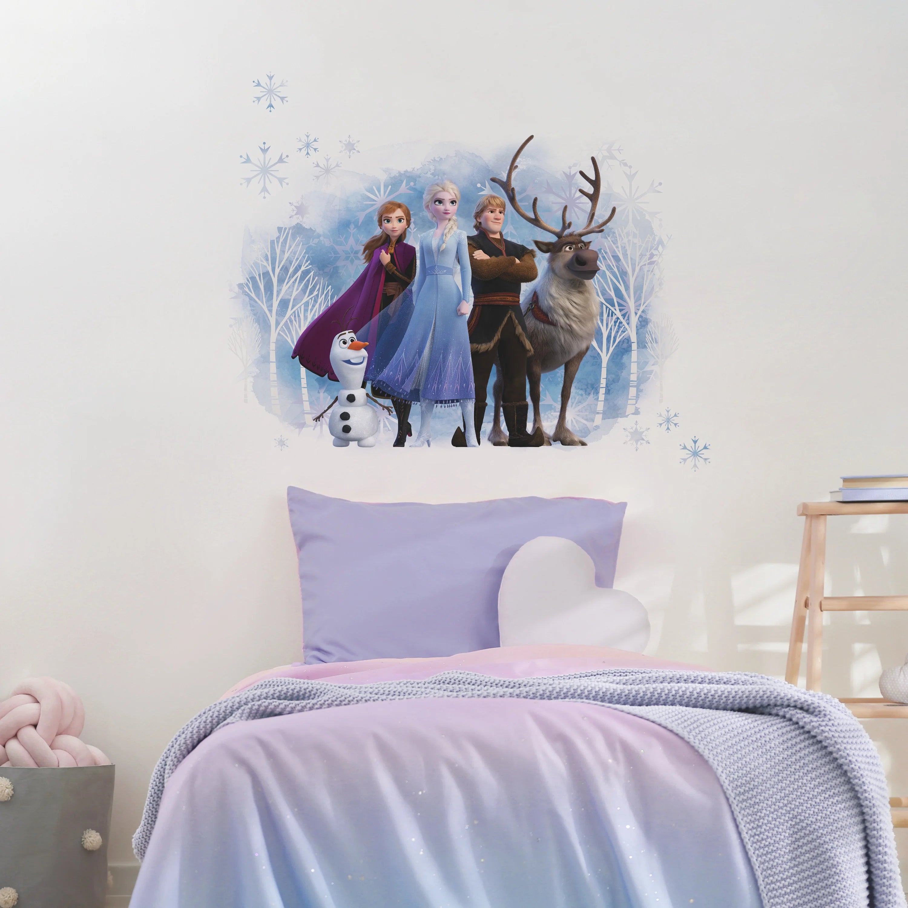 Peel and Stick Wall Decals, 35.92 in x 25.43 in, Blue A68694
