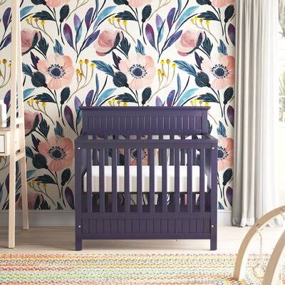 Navy 4-in-1 Mini Convertible Crib C788