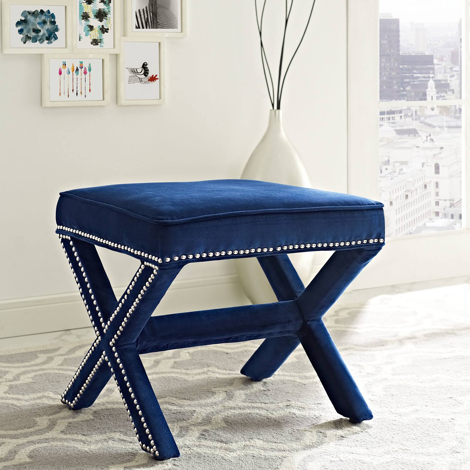 Ivory Rivet Bench Y2181