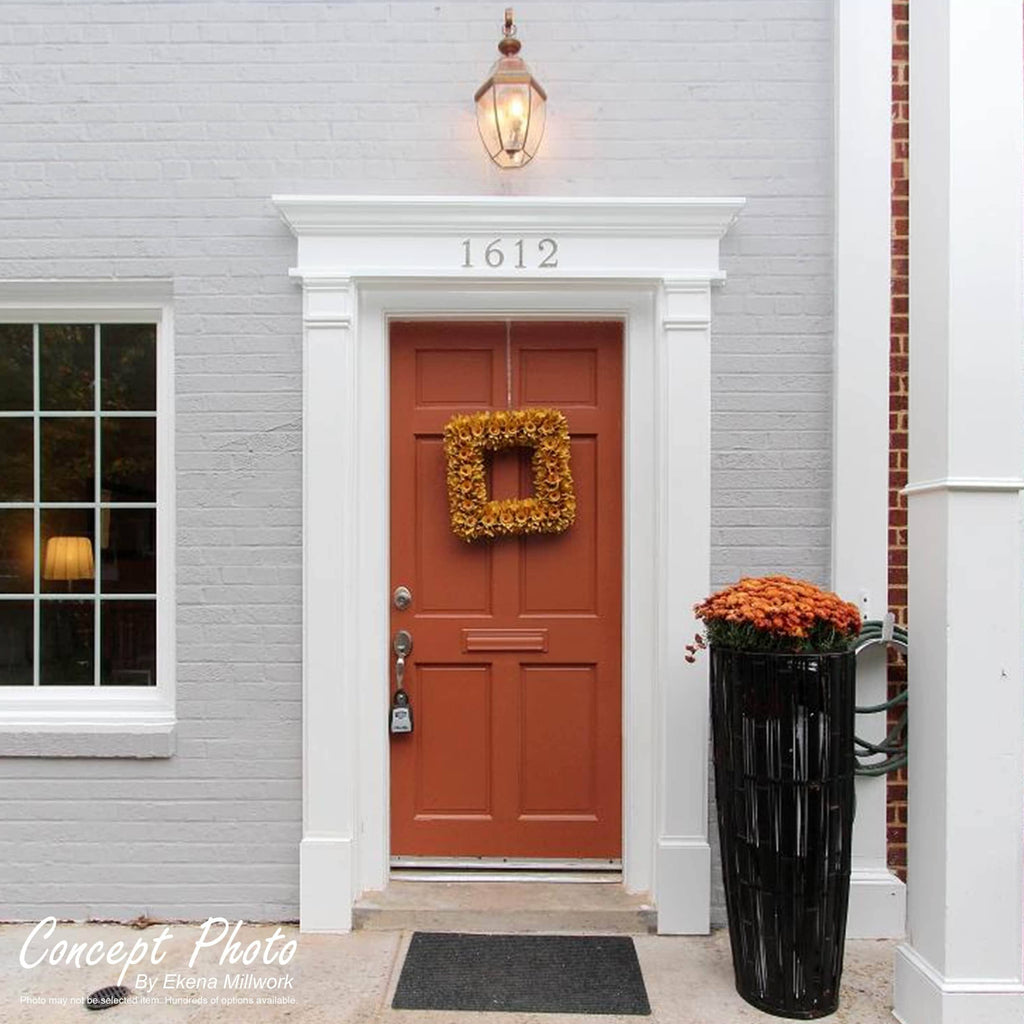 Plain PVC Pilaster with Standard Capital & Base (Pair) F20352