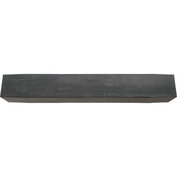 Sandblasted Faux Wood Fireplace Mantel, Aged Ash W742471