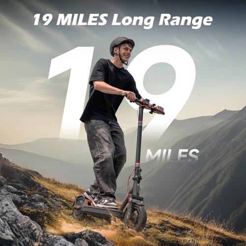 Electric Scooter with 15.5 Mph Top Speed, Front Dual Suspension G68224