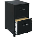 2 Drawer Vertical File Cabinet, Black, Letter T494