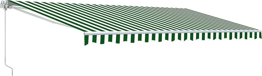 Brown 13 x 10 Feet Retractable Patio Awning Y34483