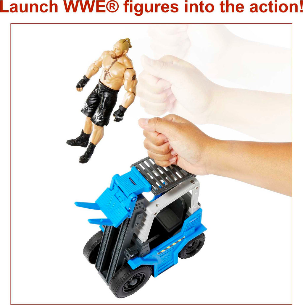 WWE Wrekkin' Slam 'n Stack Forklift Breakaway Vehicle with Action Figure (6-inch) R774928