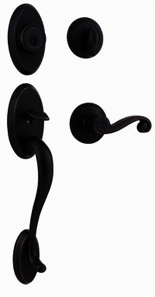 Venetian Bronze Door Handleset with Lever G449