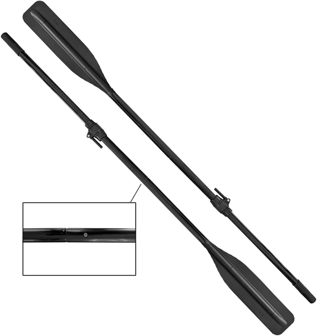 Boat Oars With Oar Locks 2 Pieces Detachable (1 Pair) X467