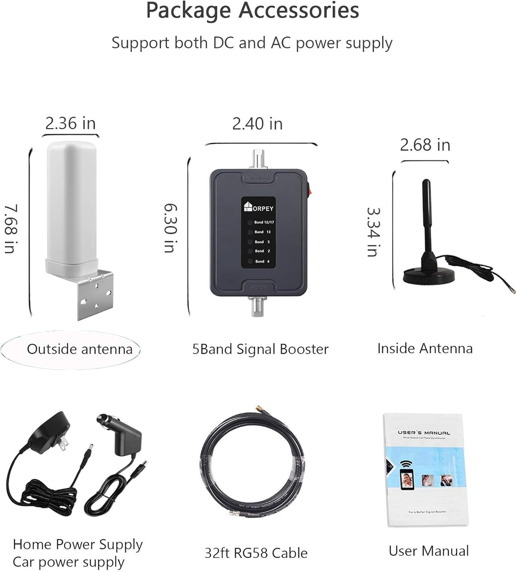 5 Band Cellular Signal Booster for RV Q204113