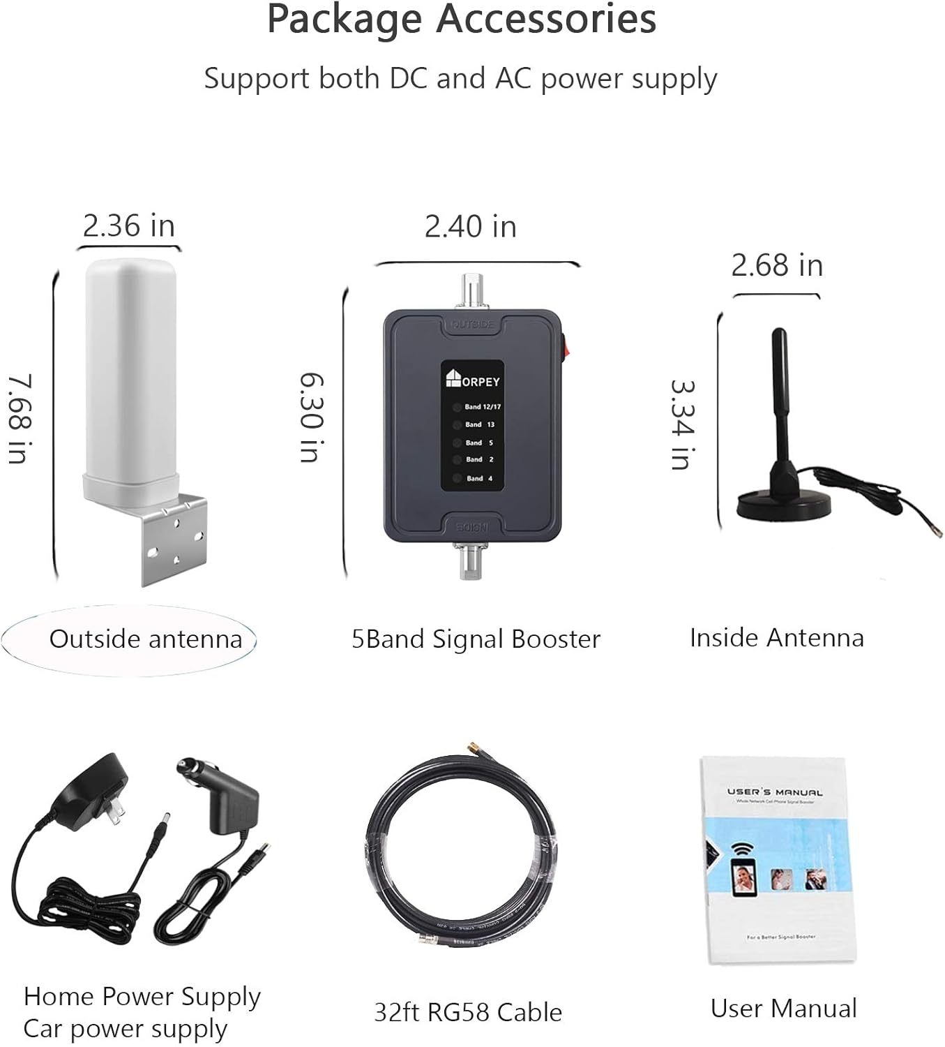 5 Band Cellular Signal Booster for RV Q204113