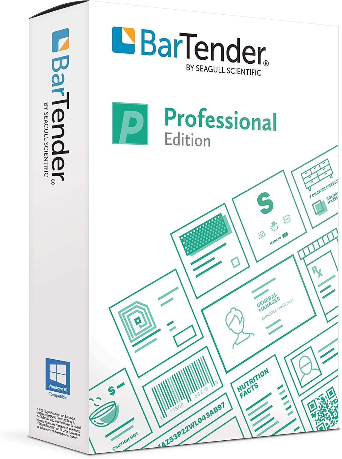 Bartender Software 2021 Professional Edition Application License I964421