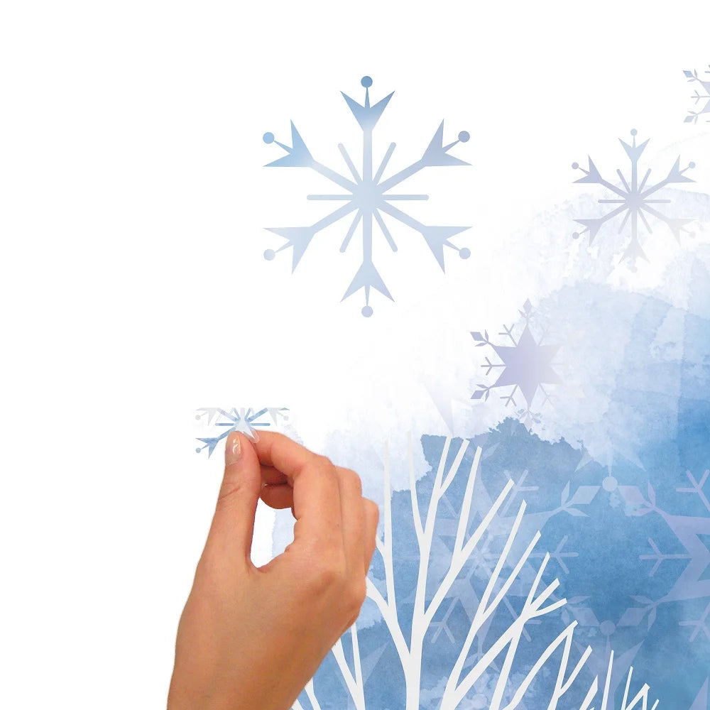 Peel and Stick Wall Decals, 35.92 in x 25.43 in, Blue A68694