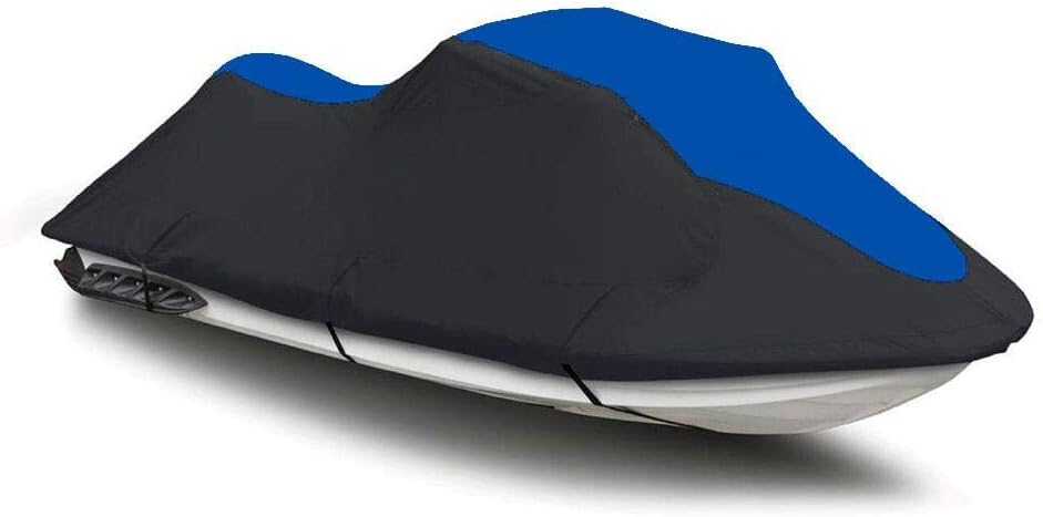 Black/Blue 600 Denier Jet Ski Cover I117