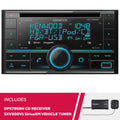 Dual Din CD Receiver with Bluetooth D467