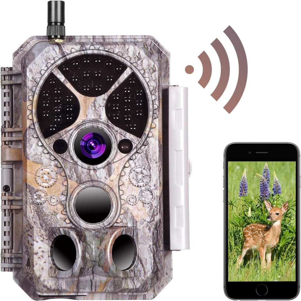 32MP 1296P Wireless Game Trail Camera with WiFi App Control M257