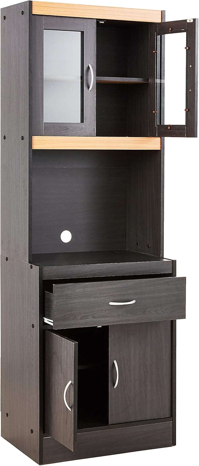 Black Beech China Cabinet J249802