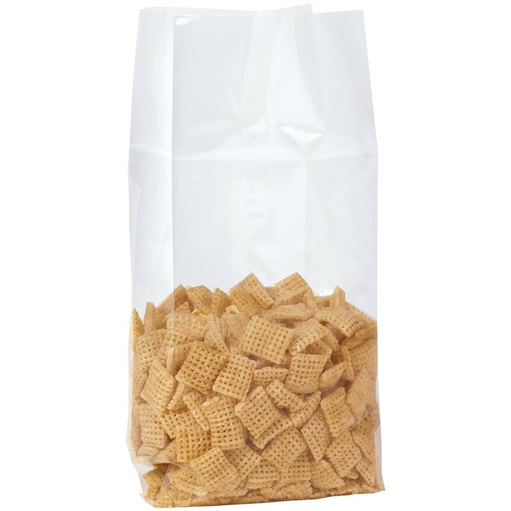 1000 Pack Clear Flat Open Top Poly Bags 6 Mil O67379