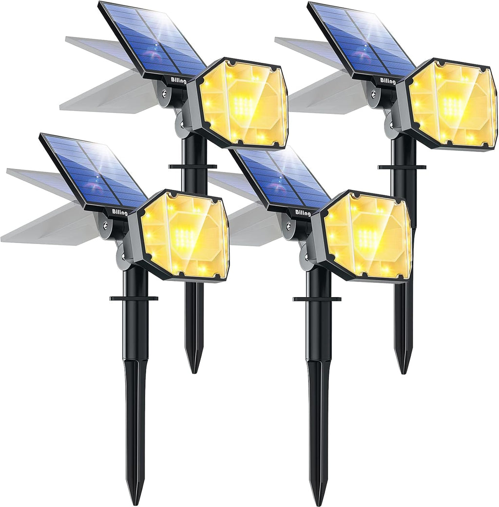 30 LED Solar Landscape Lights 4 Pack Warm White N59708