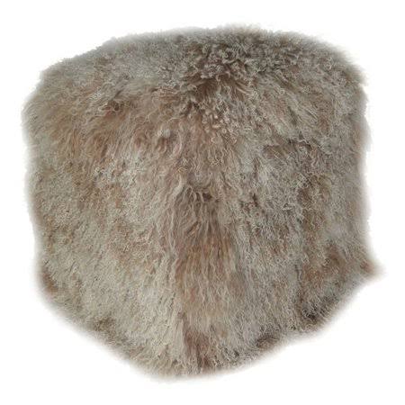 Brown Lamb Pouf Q80060