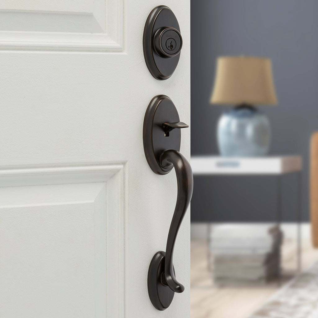 Venetian Bronze Door Handleset with Lever G449
