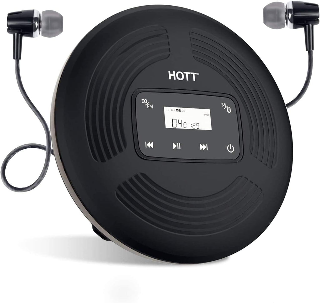 Portable CD Player Bluetooth with FM Transmitter, 1800mah Battery, Pack of 2 R5087