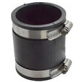 Drain Coupling 2 to 2 in. Straight Adaptor PVC Rubber A5304