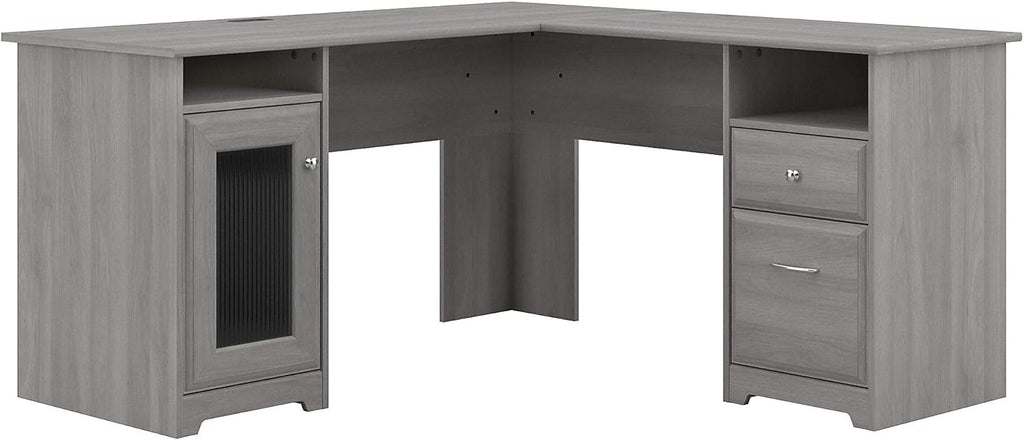 White L Shaped Computer Desk W14593