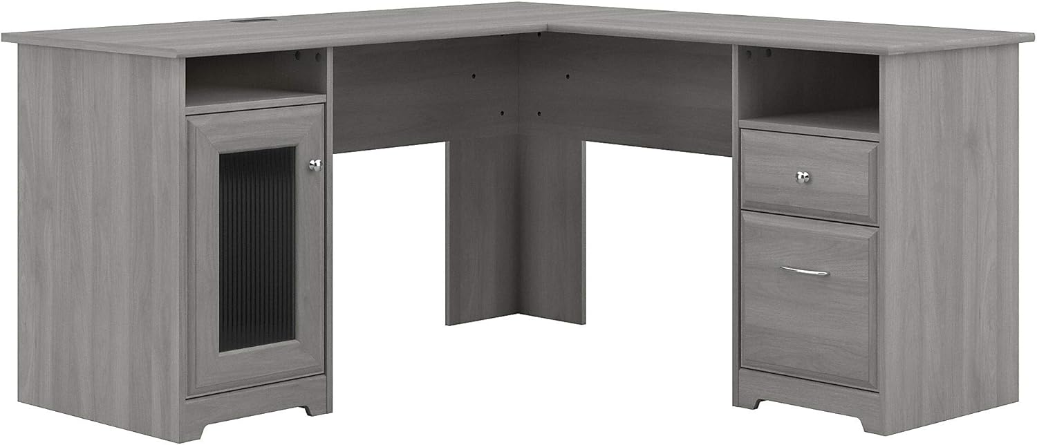 White L Shaped Computer Desk W14593