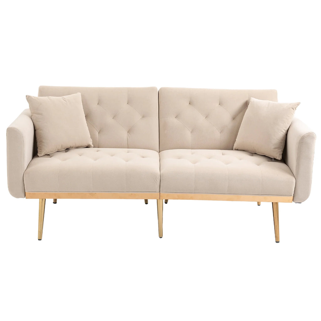 Velvet Sofa with Metal Feet C22791