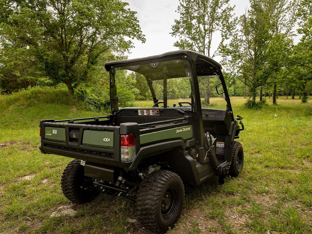 Heavy Duty Rear Windshield for John Deere Gator 835E / 835M / 865E / 865M, 1/4 Thick Polycarbonate M657