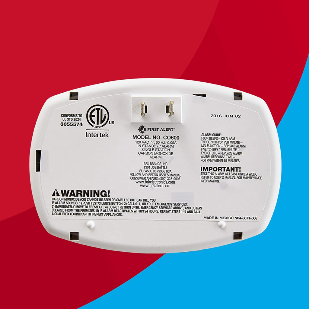 Carbon Monoxide Detector, 3-Pack K7582