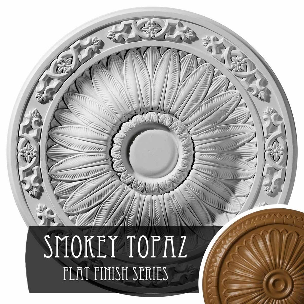 20 1/4 inch x 1 1/2 inch Hand-Painted Ceiling Medallion Z40286
