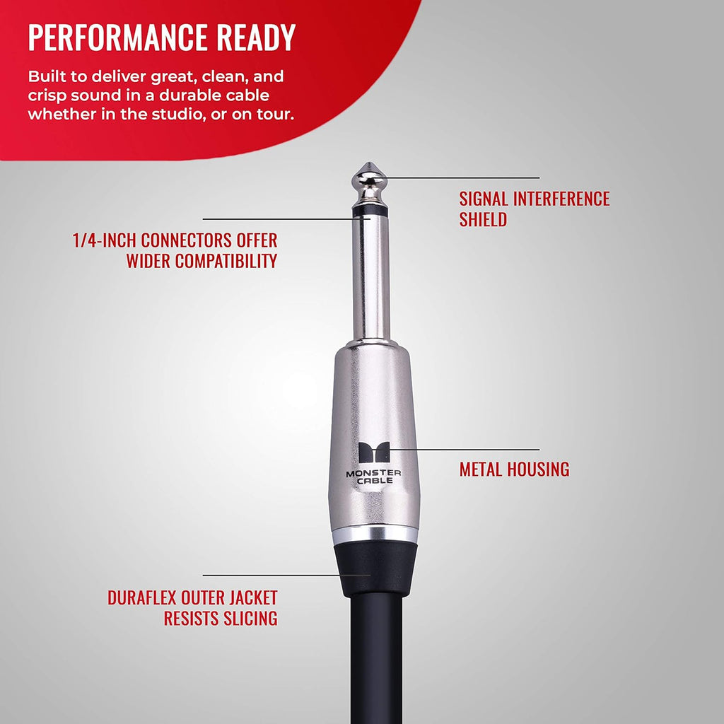 6 ft Straight 1/4 Speaker Cable Pack of 2 Z365568