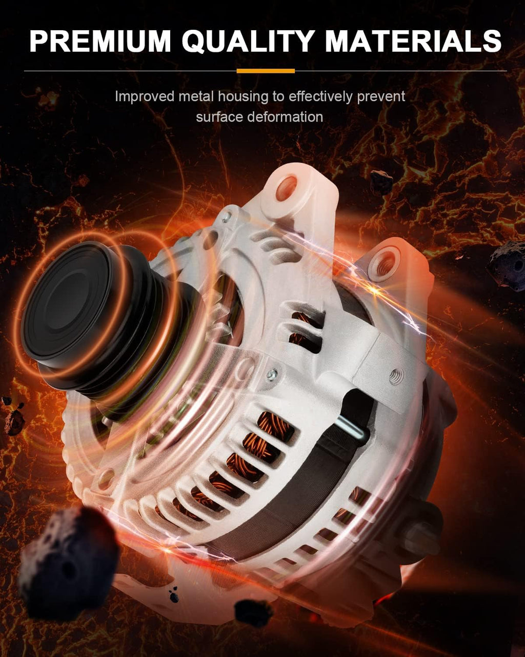 Alternator for Pontiac Vibe 2009-2010 Toyota Camry 2007-2009 Toyota Matrix 2009-2013 X3996
